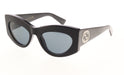 Gucci GG1843S-001  Glossy Black Oversized Cat-Eye Sunglasses