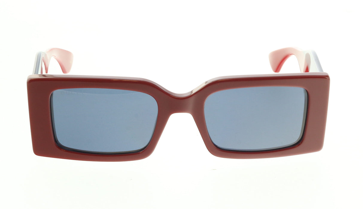 Gucci GG1860S-003 Burgundy, Red & Blue square Ladies Sunglasses