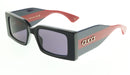 Gucci GG1860S-004 Black, blue & red square Ladies Sunglasses