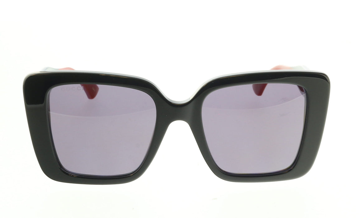 Gucci GG1861S-004 Black, blue & red square Ladies Sunglasses