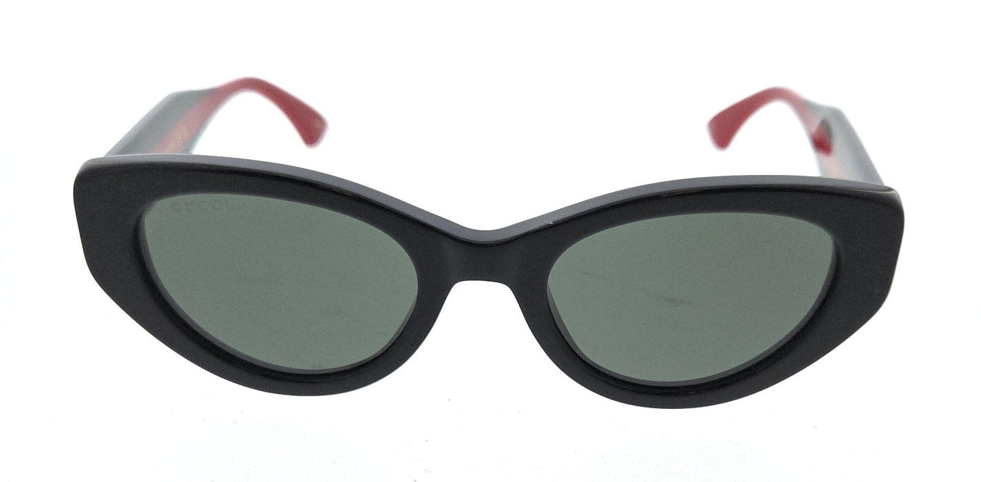 Gucci GG1862S-001 Black, green & red cat-eye Ladies Sunglasses