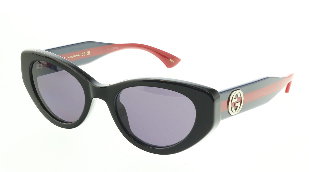Gucci GG1862S-004 Black & Blue cat-eye Ladies Sunglasses