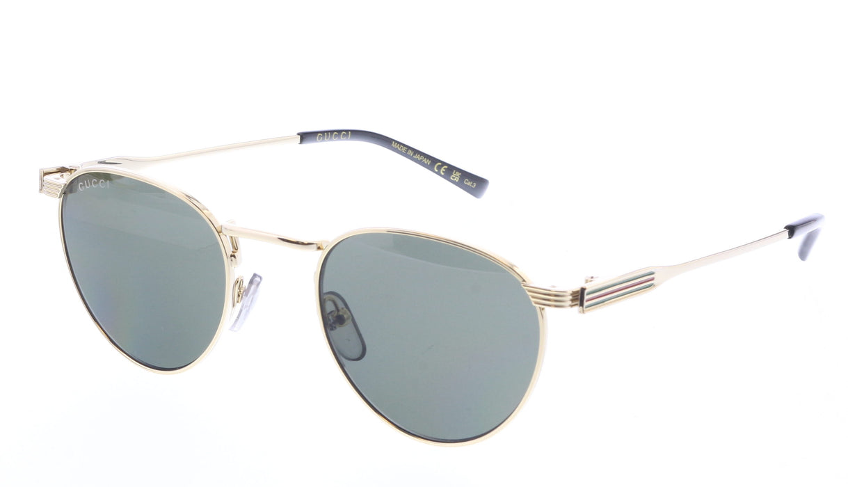Gucci GG1875S-001 Gold aviator Mens Sunglasses