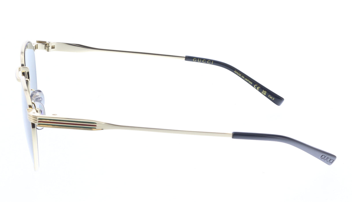 Gucci GG1875S-001 Gold aviator Mens Sunglasses