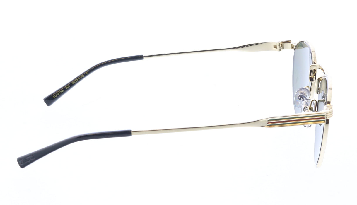 Gucci GG1875S-001 Gold aviator Mens Sunglasses