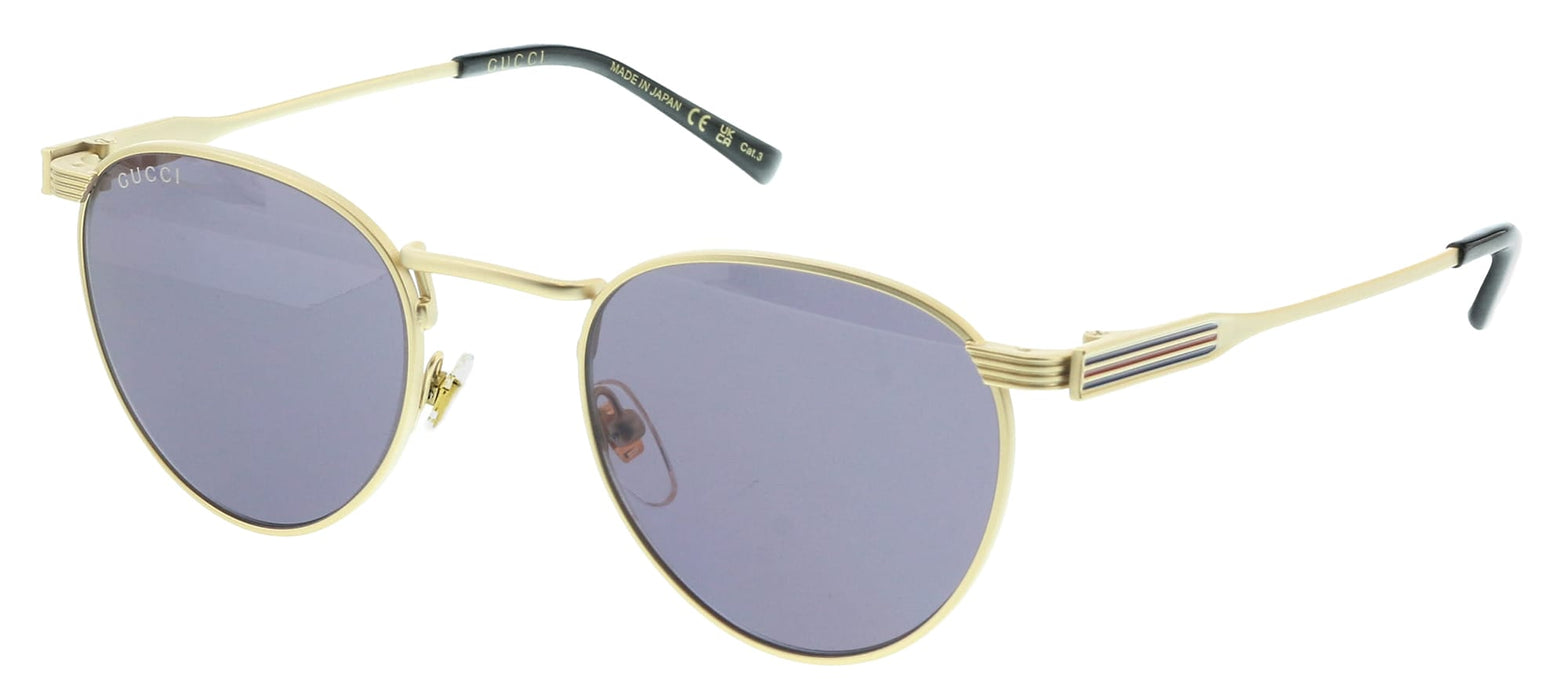 Gucci GG1875S-003 Gold aviator Mens Sunglasses