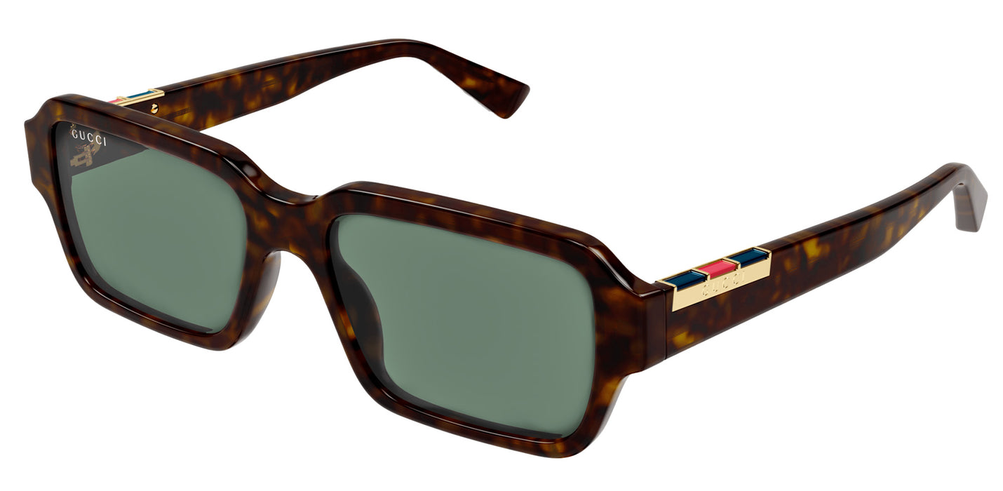 Gucci GG1887S-002 Havana square Mens Sunglasses