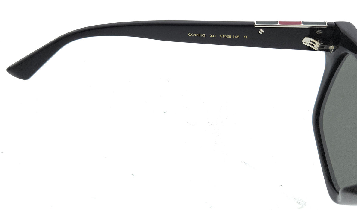 Gucci GG1889S-001 Black square Mens Sunglasses