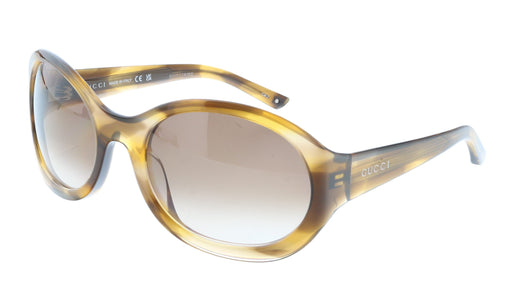 Gucci GG2012S-016 Havana Oval Sunglasses Bold Elegance in a Retro Silhouette