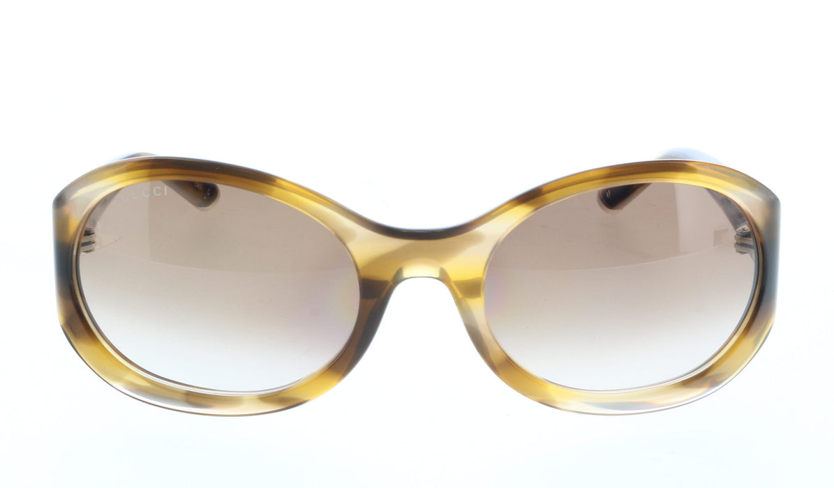 Gucci GG2012S-016 Havana Oval Sunglasses Bold Elegance in a Retro Silhouette