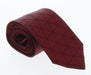 Emporio Armani Red Geometric 100% Silk Mens Tie