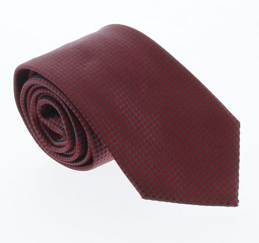 Emporio Armani Red Dotted 100% Silk Mens Tie