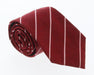 Emporio Armani Red Striped 100% Silk Mens Tie