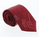 Emporio Armani Red Wave pattern 100% Silk Mens Tie