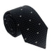 Emporio Armani Black armani logo 100% Silk Mens Tie