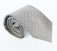 Emporio Armani Silver dotted 100% Silk Mens Tie