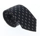 Emporio Armani Black Arrow pattern 100% Silk Mens Tie
