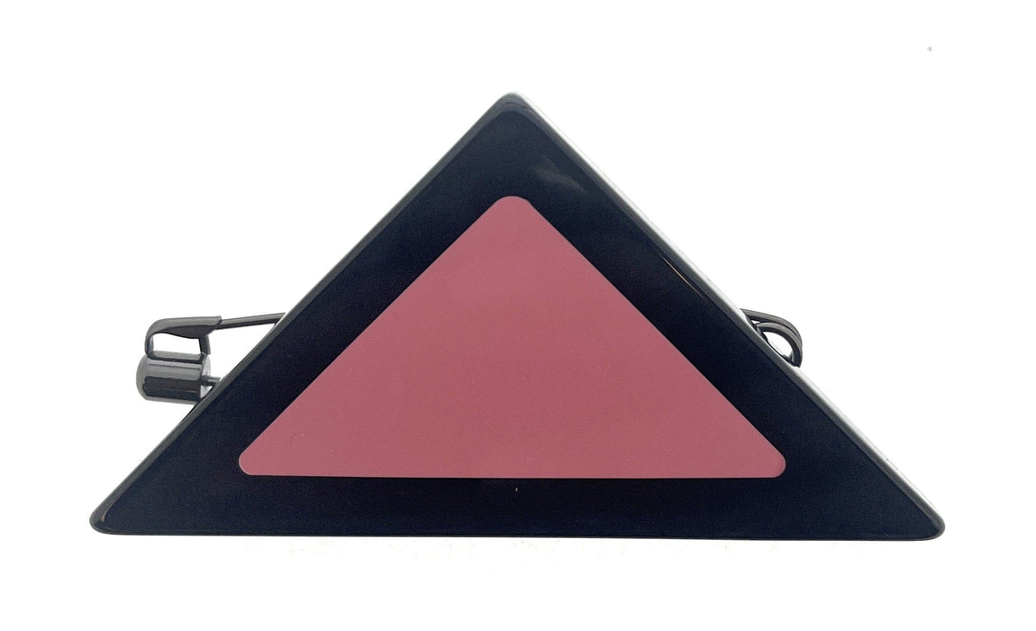 Emporio Armani Black&Pink Triangle Resin Retro Brooch Pin