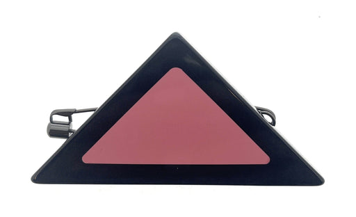 Emporio Armani Black&Pink Triangle Resin Retro Brooch Pin