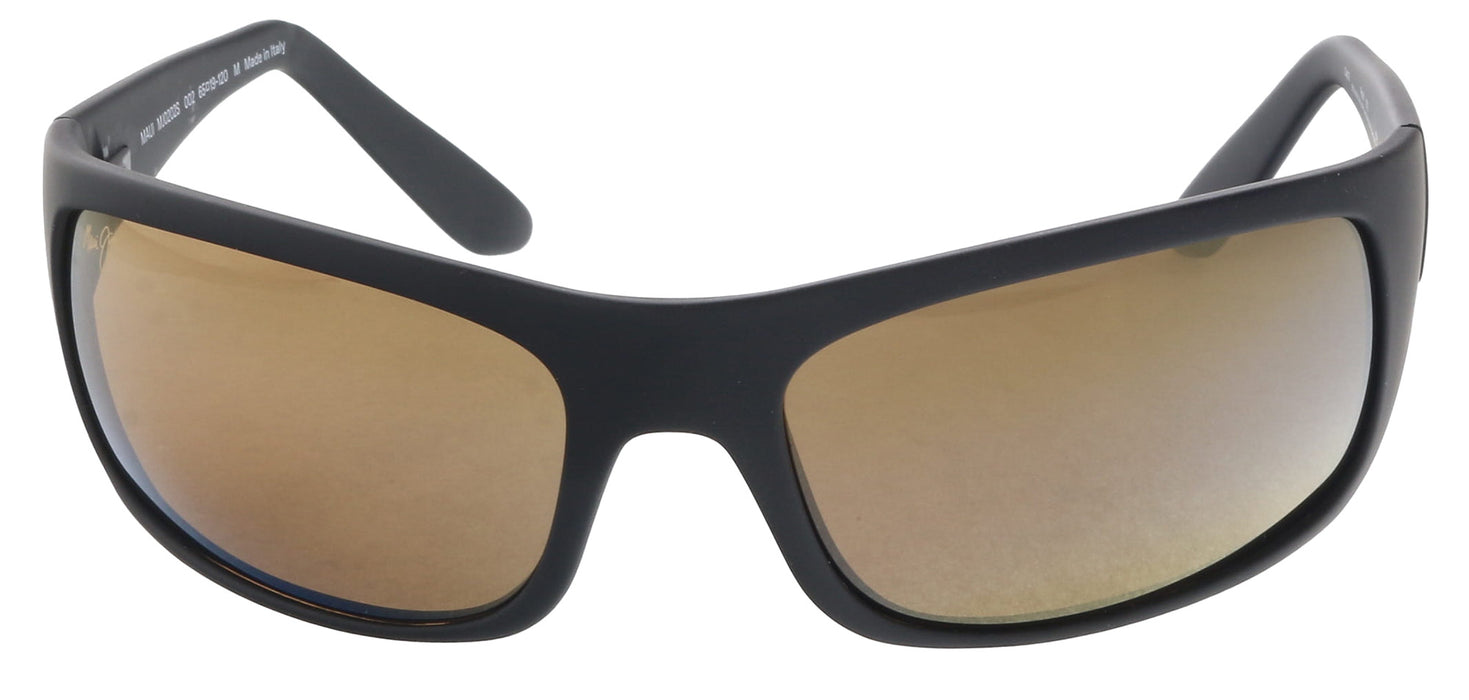 Maui Jim MJ0202S002 Wraparound Polarized Sunglasses Bronze Lenses Matte