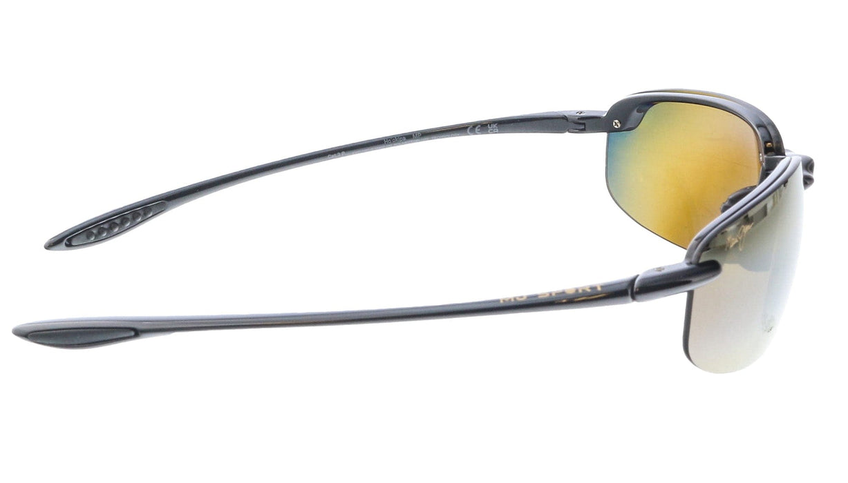 Maui Jim MJ0407S002 Wrap Polarized HCL Bronze Sunglasses Matte Gunmetal