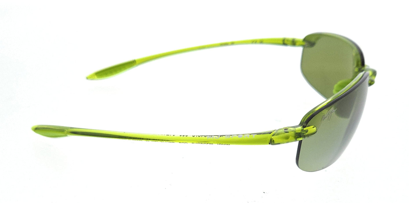 Maui Jim MJ0407S008 Vibrant Neon Green Polarized SemiRimless Sunglasses