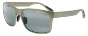 Maui Jim MJ0432S005 Red Sands Rectangular Sunglasses GreyishGreen Nylon Frame