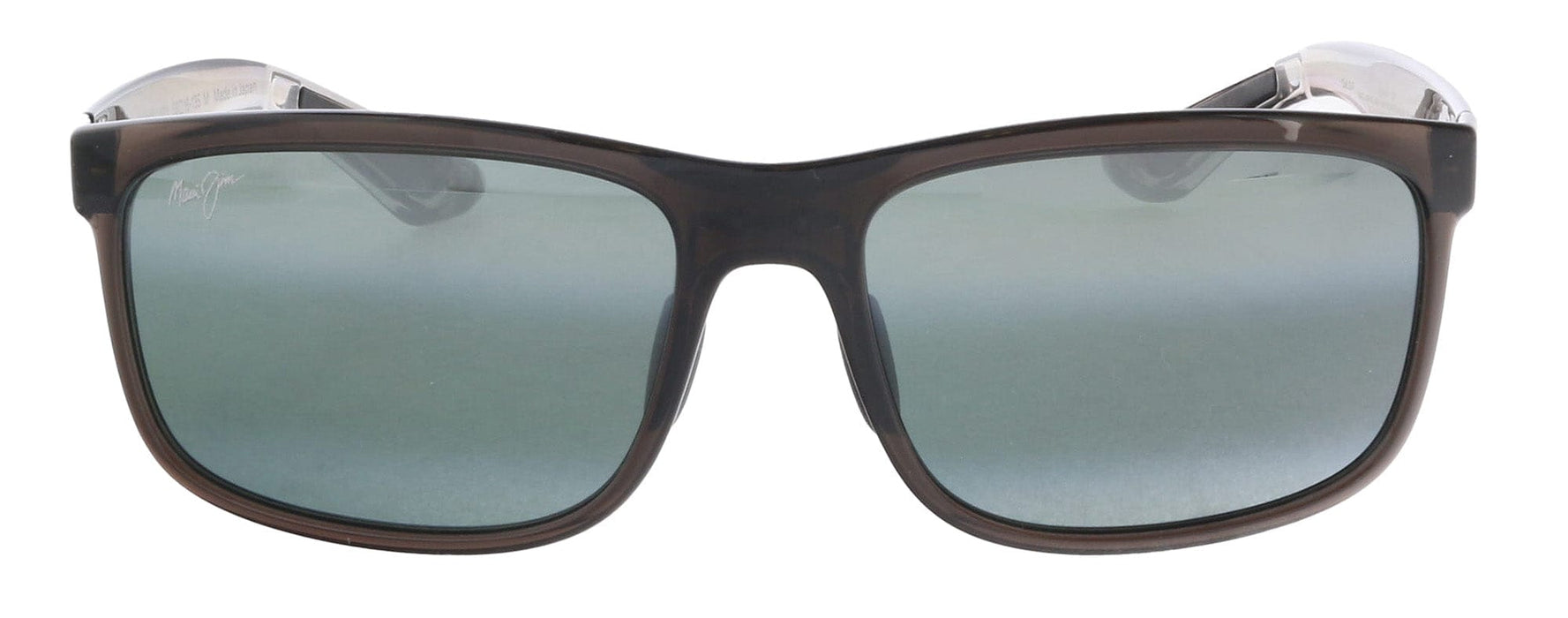 Maui Jim MJ0449S001 Modern Clarity Translucent Grey Rectangular Sunglasses