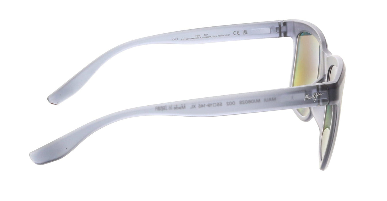 Maui Jim MJ0602S002 Contemporary Translucent Gray Sunglasses Vibrant Red