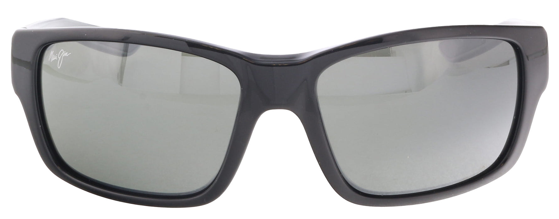 Maui Jim MJ0604S001 Bold Black Gloss Frame Sunglasses Grey Polarized