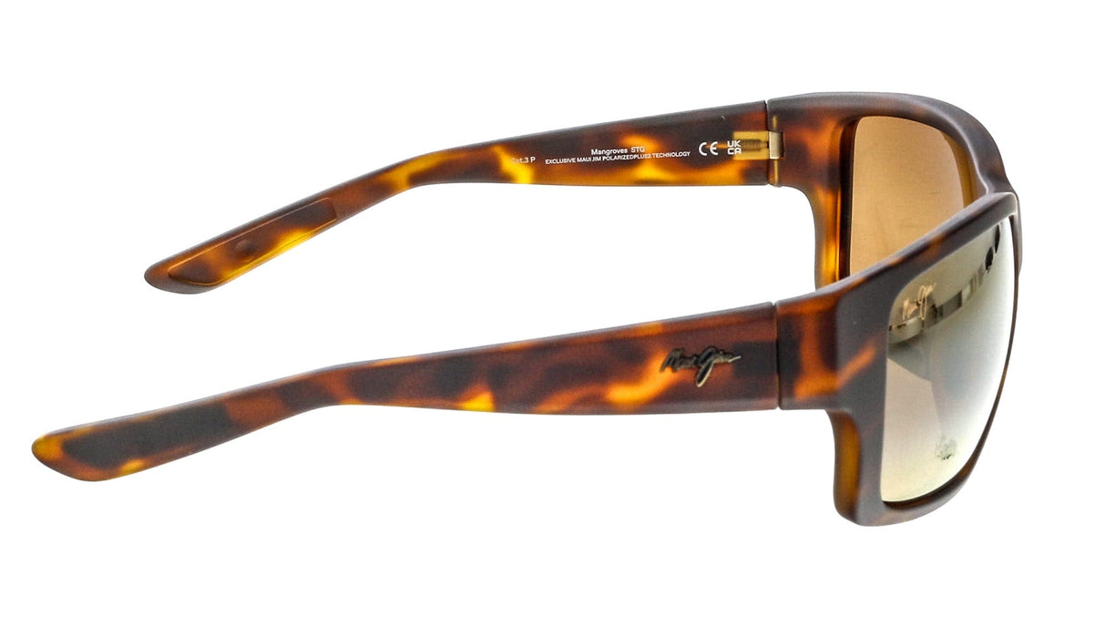 Maui Jim MJ0604S003 Bold Tortoise Shell Frame Sunglasses Rich Brown