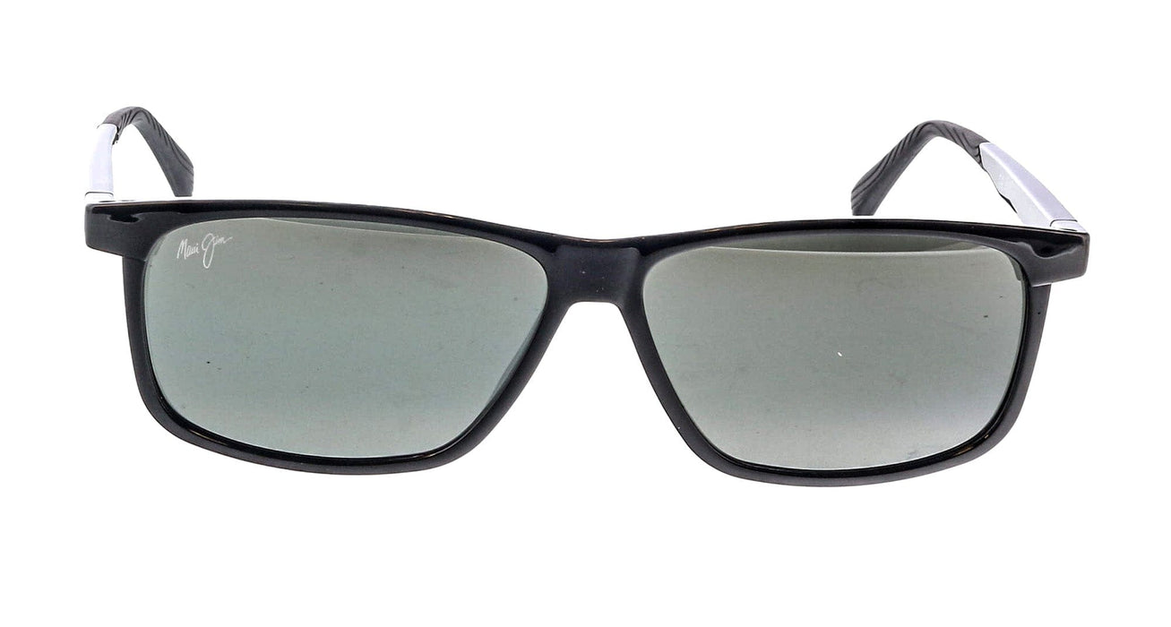 Maui Jim MJ0618S001 Sleek Horizons: Polarized Square Black