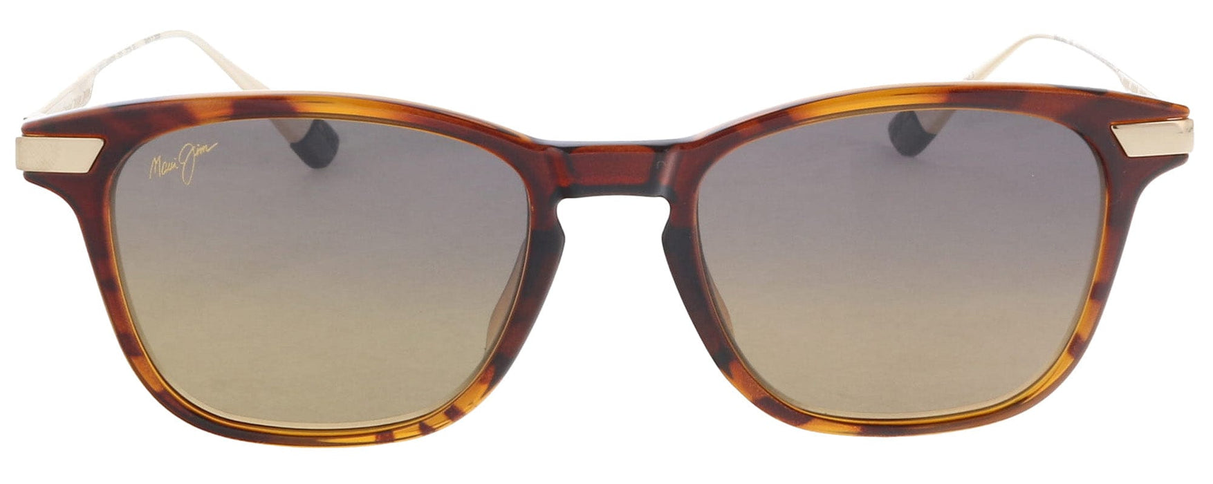 Maui Jim MJ0623S002 Manaolana Unisex Square Sunglasses Havana / Bronze
