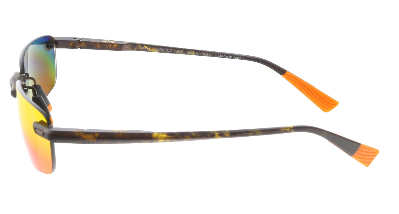 Maui Jim MJ0630S002 Polarized Sunglasses Burnt Orange Brilliance