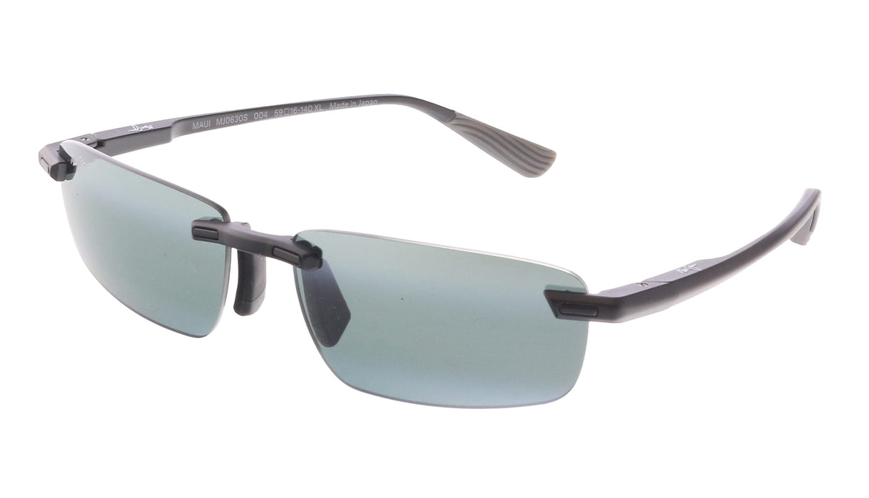 Maui Jim MJ0630S004 Polarized Sunglasses Matte Black Mimalism