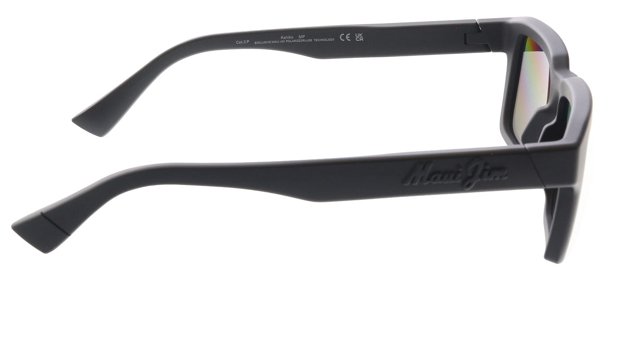 Maui Jim MJ0635S001 Kahiko Square Polarized Sunglasses Matte Black Frame