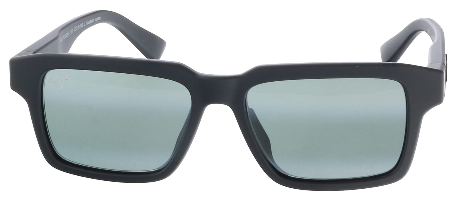Maui Jim MJ0635S001 Kahiko Square Polarized Sunglasses Matte Black Frame