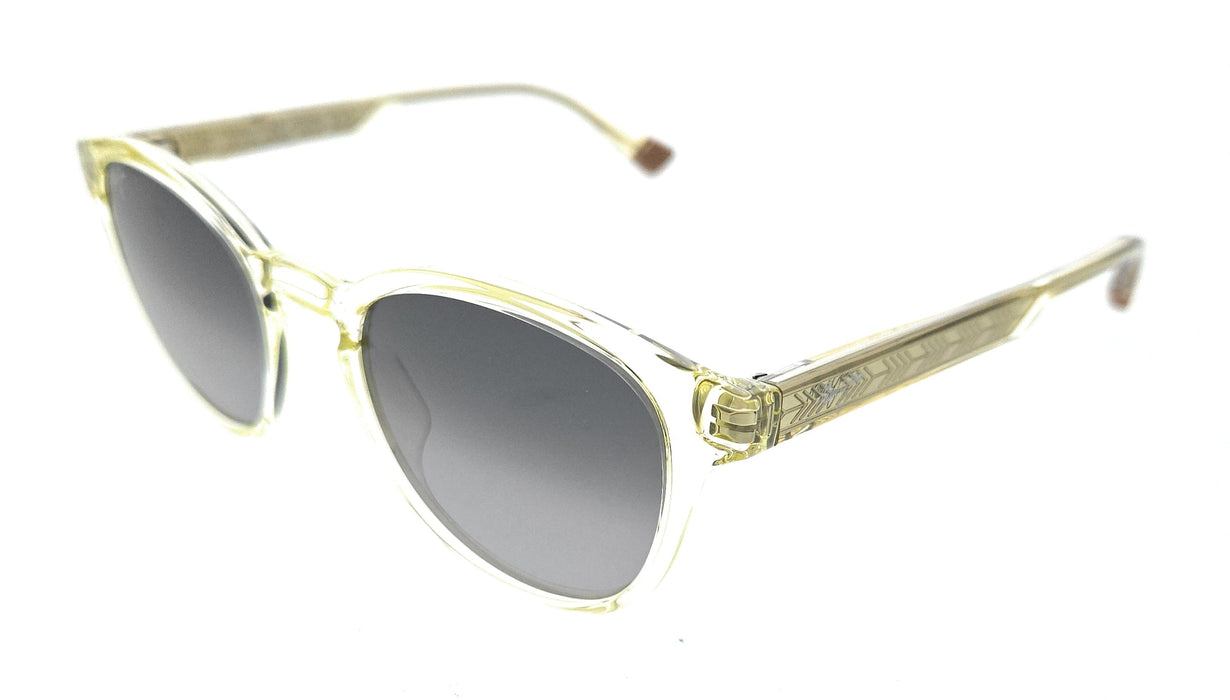 Maui Jim MJ0636S004 Retro Round Sunglasses Translucent Yellow Frame