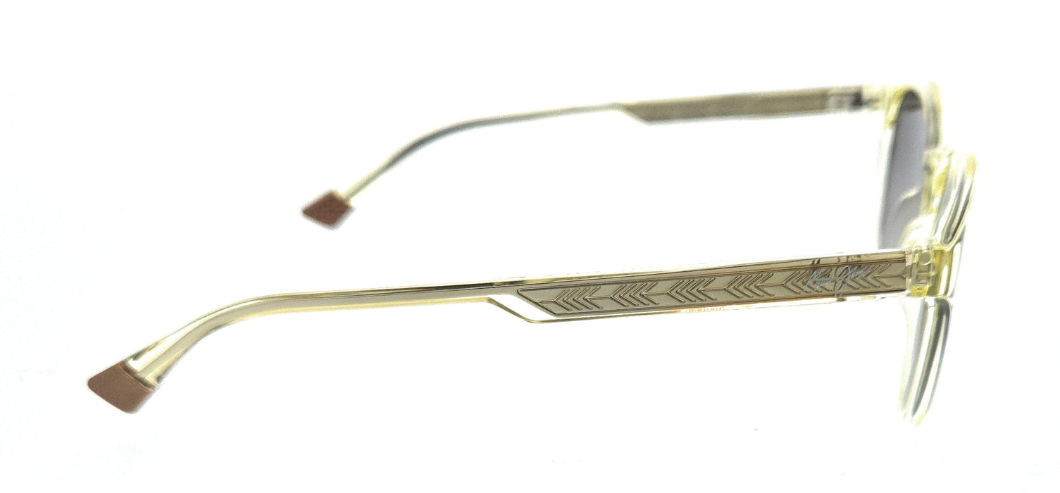 Maui Jim MJ0636S004 Retro Round Sunglasses Translucent Yellow Frame