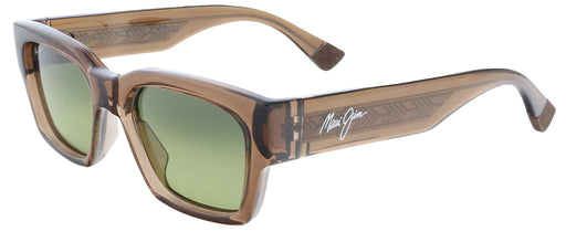 Maui Jim MJ0642S003 Statement Sunglasses Shy Translucent Brown Frame