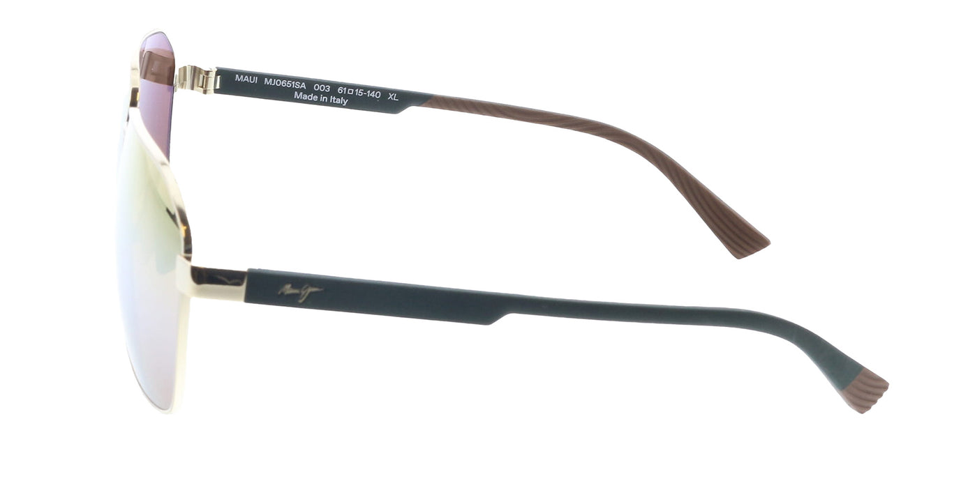 Maui Jim MJ0651SA003 Golden Horizon Gradient Square Sunglasses