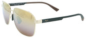 Maui Jim MJ0651SA003 Golden Horizon Gradient Square Sunglasses