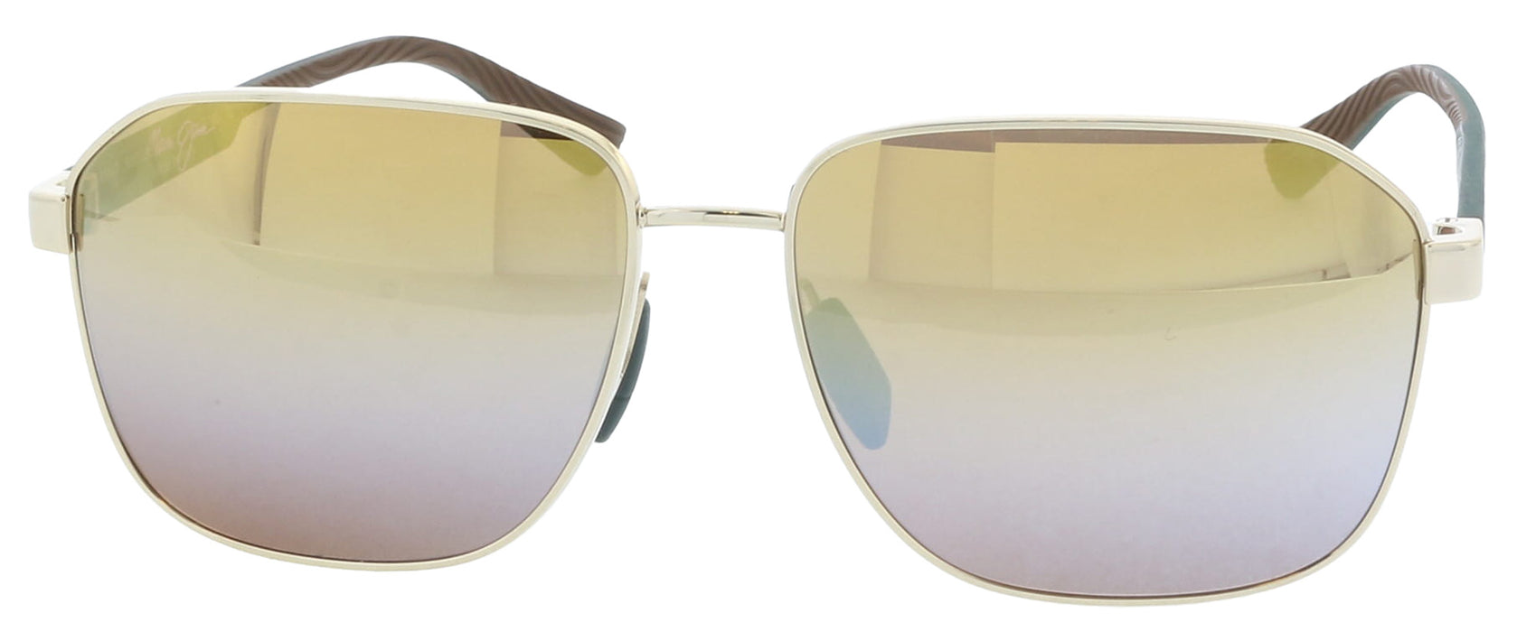 Maui Jim MJ0651SA003 Golden Horizon Gradient Square Sunglasses