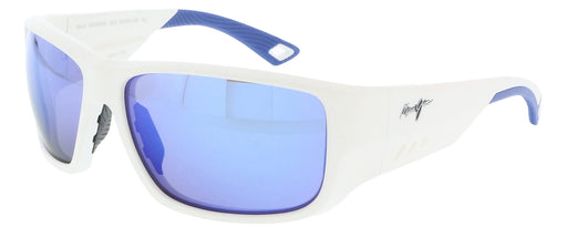 Maui Jim MJ0663S002 e WrapAround Sunglasses Blue Hawaii Mirror