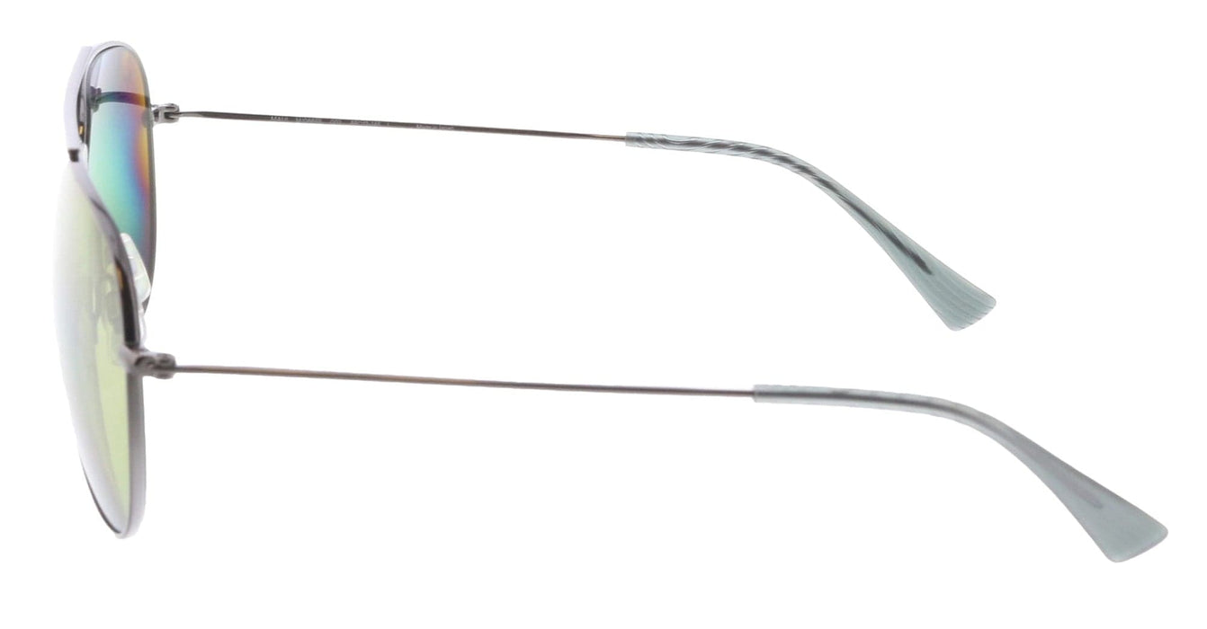 Maui Jim MJ0665S002 Titanium Aviator Sunglasses Green Gradient Polarized