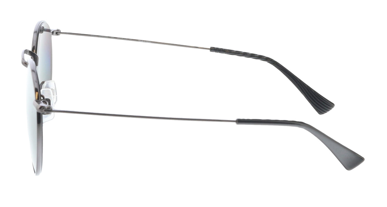 Maui Jim MJ0667S001 Ruthenium Round Metal Sunglasses Grey Gradient