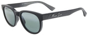 Maui Jim MJ0668S001 Classic Black Round Sunglasses Grey Gradient Polarized
