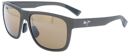 Maui Jim MJ0670S-002 Matte Brown Square Sunglasses Bronze Polarized Lens