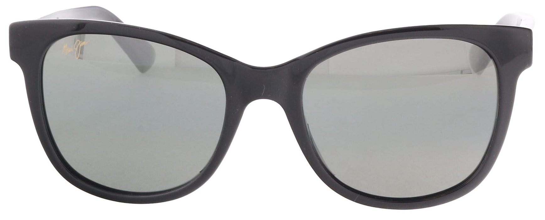 Maui Jim MJ0671S-001 Glossy Black Cat-Eye Grey Polarized Gradient