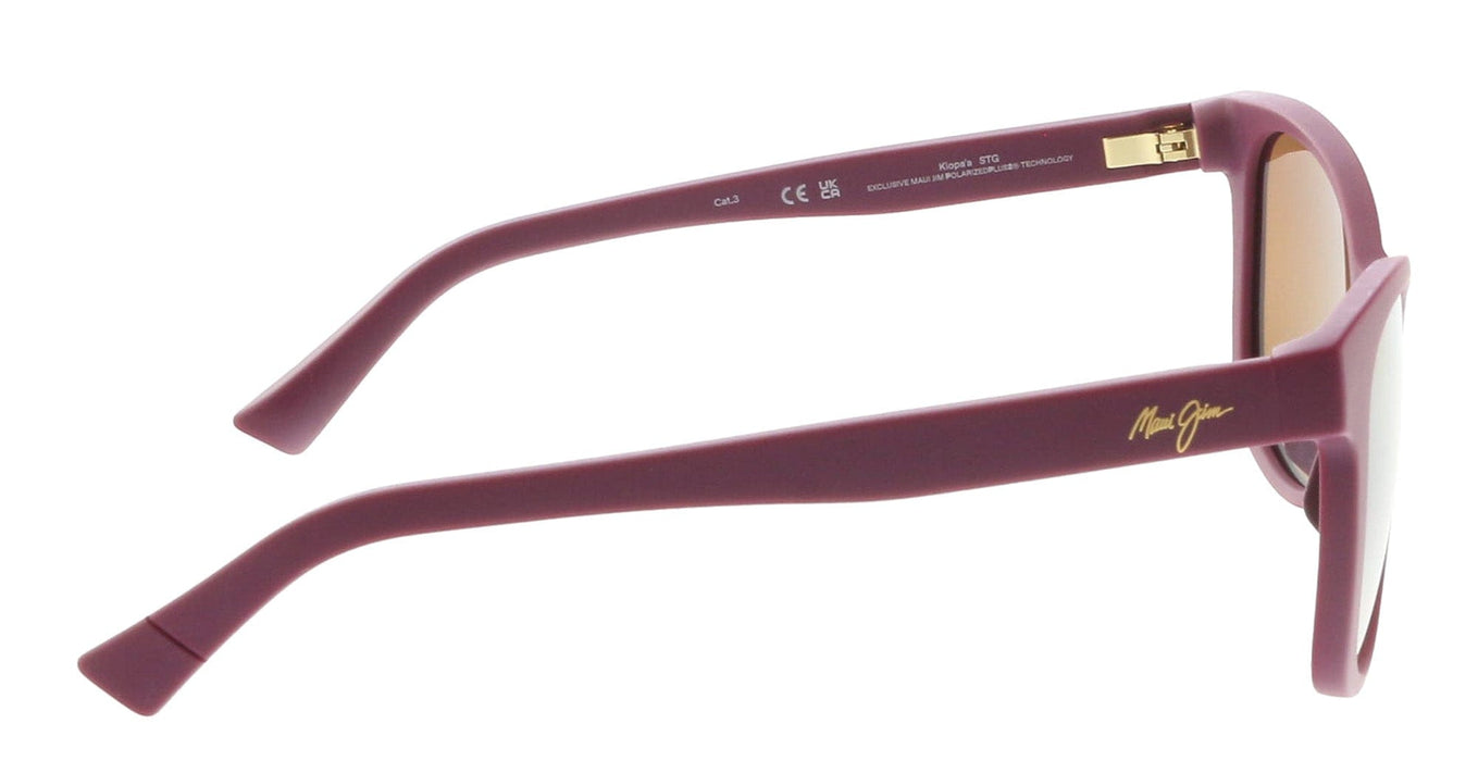 Maui Jim MJ0671S-003 Violet Tortoiseshell Cat-Eye Brown Gradient Polarized